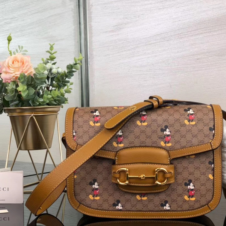 Disney x Gucci 1955 홀스빗 숄더백 602204