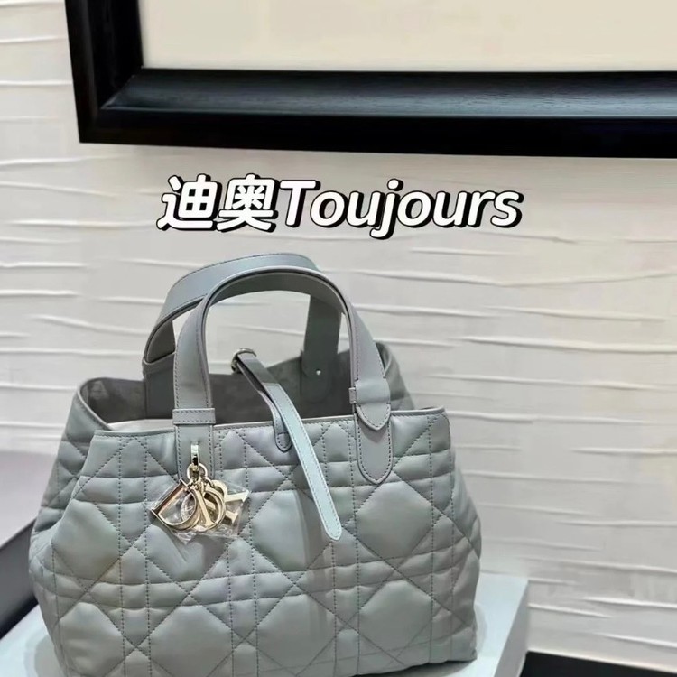 디올 뚜주흐백 큰 크기: 28.5*19*21cm  작은 크기: 23*15*15cm