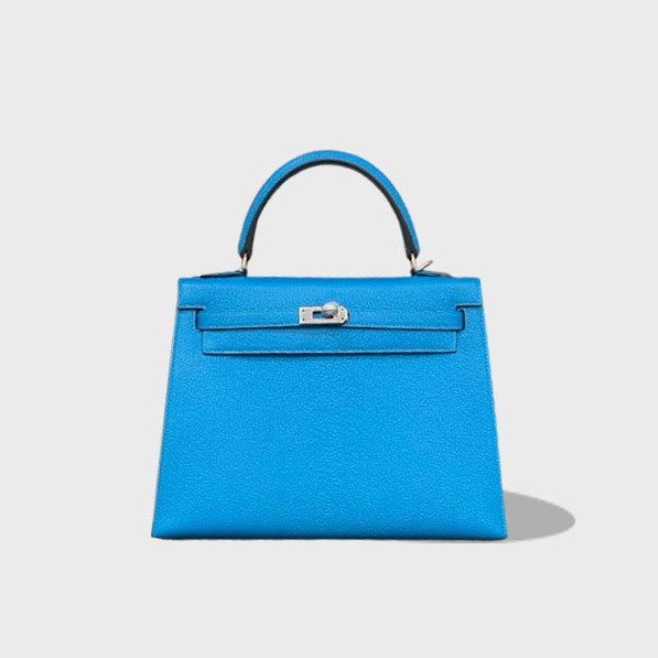 켈리 25 엡송 블루 실버 버클 / 올수공 / 엡송가죽