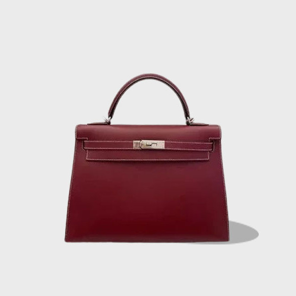 켈리 25 엡송 브리드 레드 실버 버클 / 올수공 / 엡송가죽