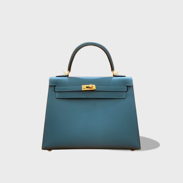 켈리 25 엡송 이즈미르 블루 골드 버클 / 올수공 / 엡송가죽