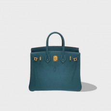 버킨 25 토고 데님 블루 골드 버클 / 올수공 / 토고가죽