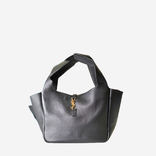 생로랑 질감이 있는 가죽 토트 763435 /50x28x18cm
