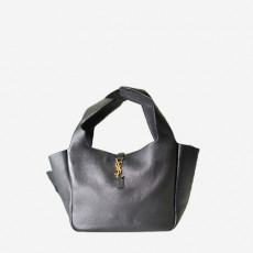 생로랑 질감이 있는 가죽 토트 763435 /50x28x18cm