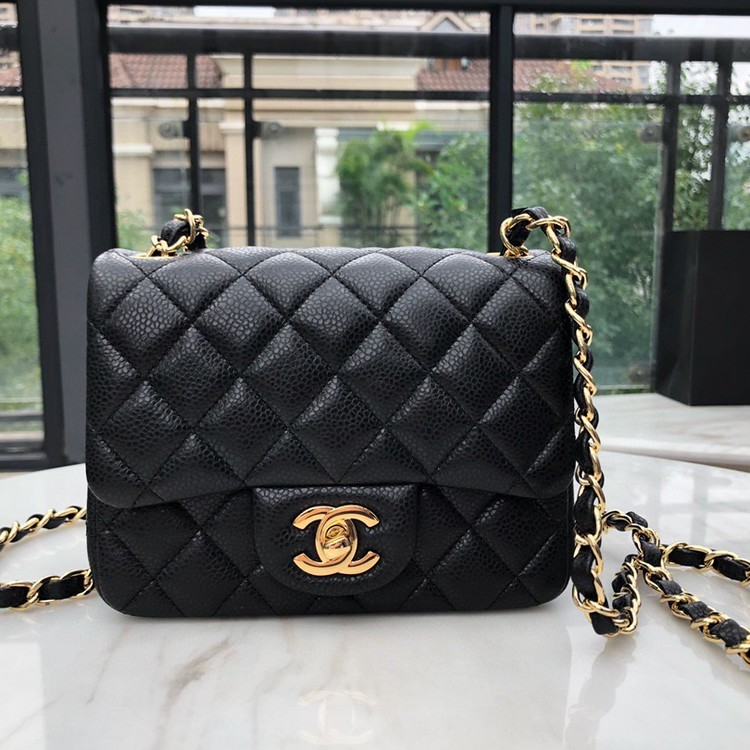 캐비어 클래식 미니 플랩백 쁘띠삭 1115 / 17x13x7