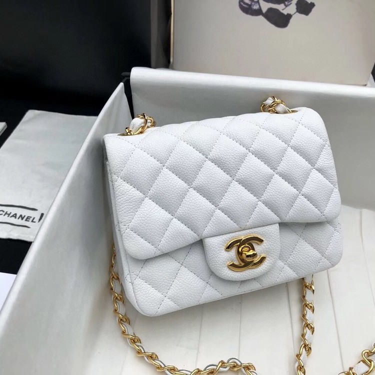 샤넬 캐비어 클래식 미니 플랩백 쁘띠삭 1115 / 17x13x7