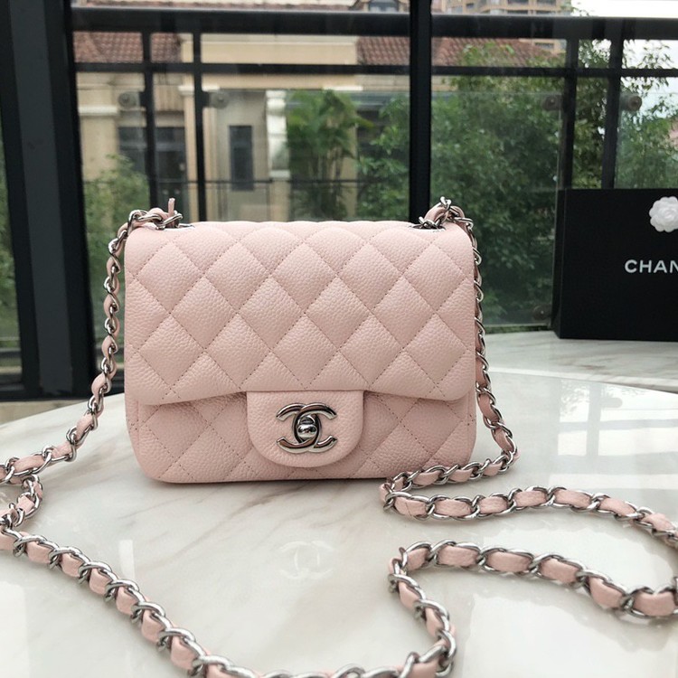 샤넬 캐비어 클래식 미니 플랩백 쁘띠삭 1115 / 17x13x7