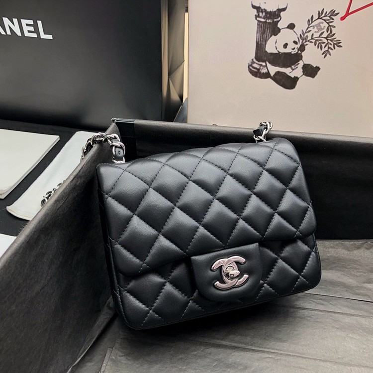 샤넬 램스킨 클래식 미니 플랩백 쁘띠삭 1115 / 17x13x7