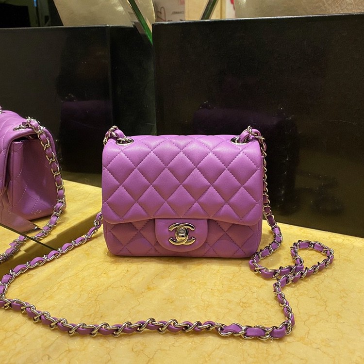 샤넬 램스킨 클래식 미니 플랩백 쁘띠삭 1115 / 17x13x7