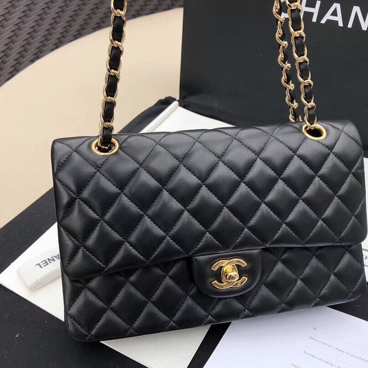 샤넬 램스킨 클래식 미듐 / 25.5X15.5X7