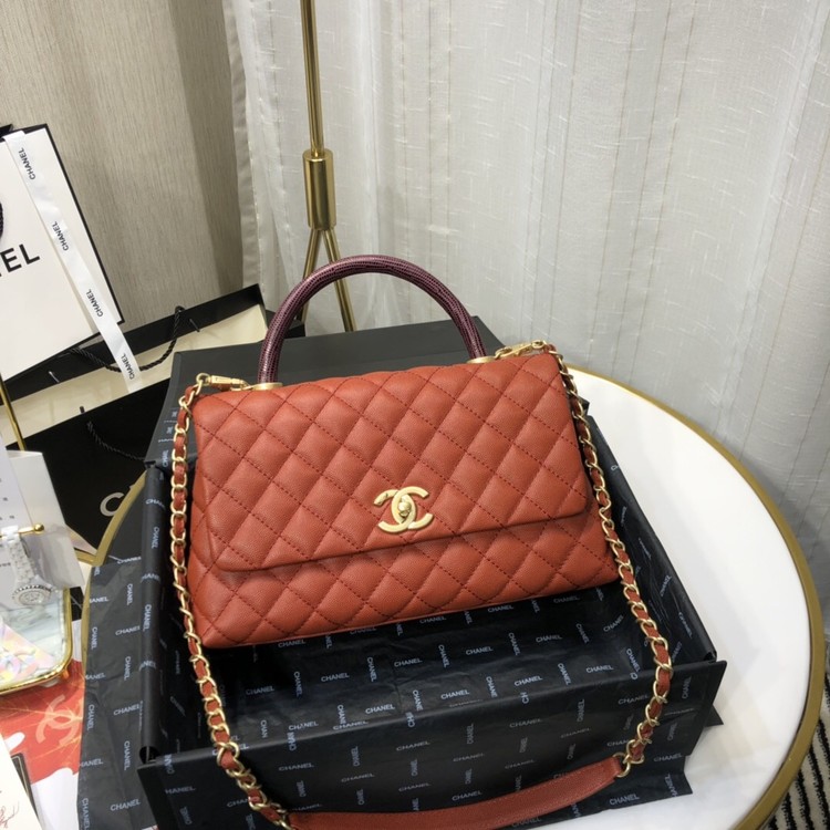 샤넬 코코핸들 미디엄 플랩백 / 29X18X12