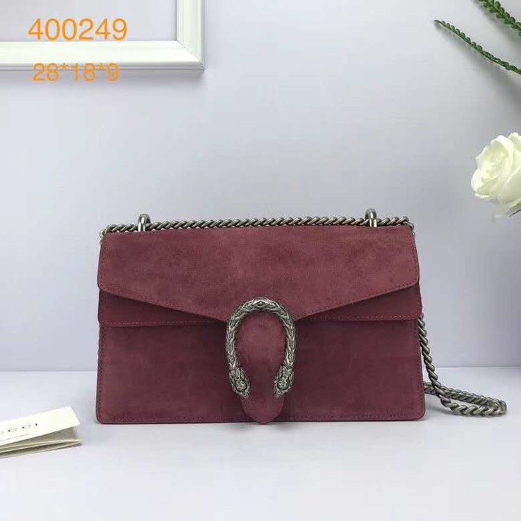(디오니소스 스웨이드 스몰 숄더백 400249