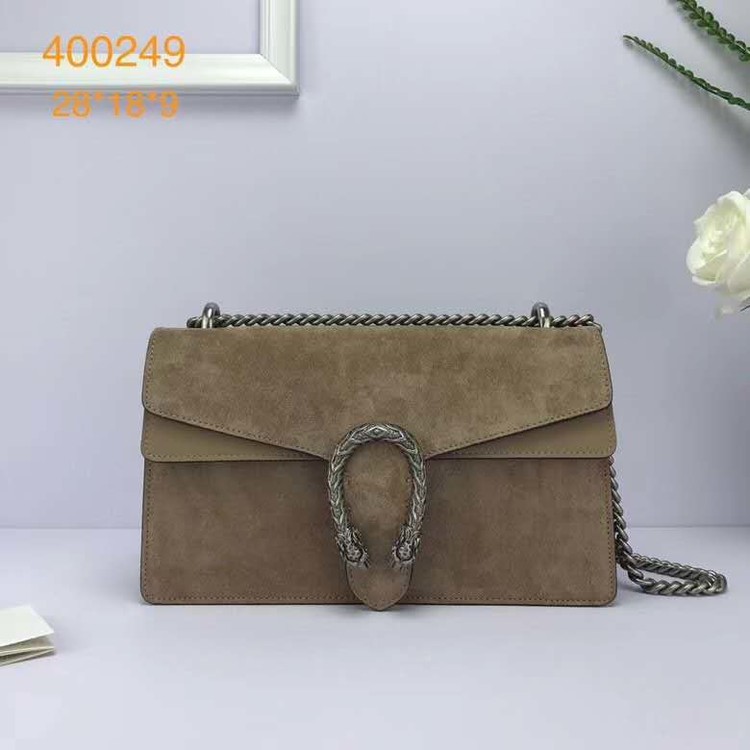 디오니소스 스웨이드 스몰 숄더백 400249