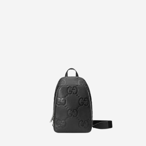 구찌 점보 크로스바디 백 766937 블랙/엠보G 오리지널